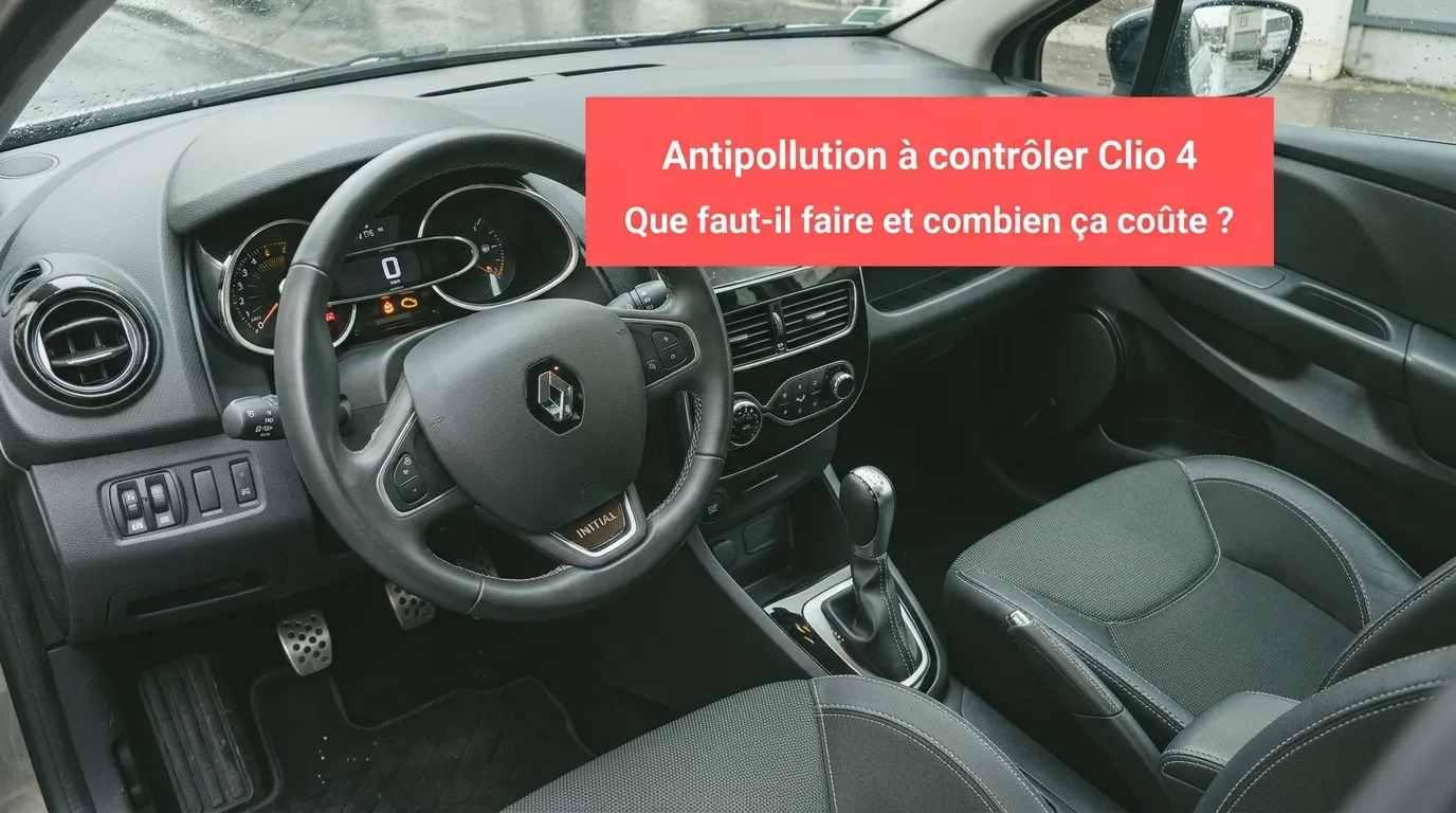 Antipollution Clio 4 : diagnostic, réparations et tarifs
