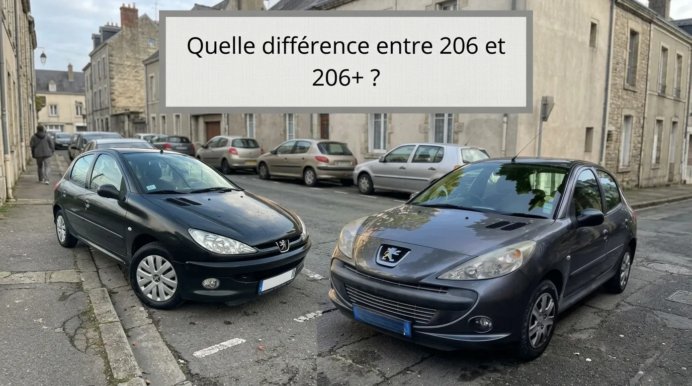 Différences 206 et 206+ : moteurs et fiabilité