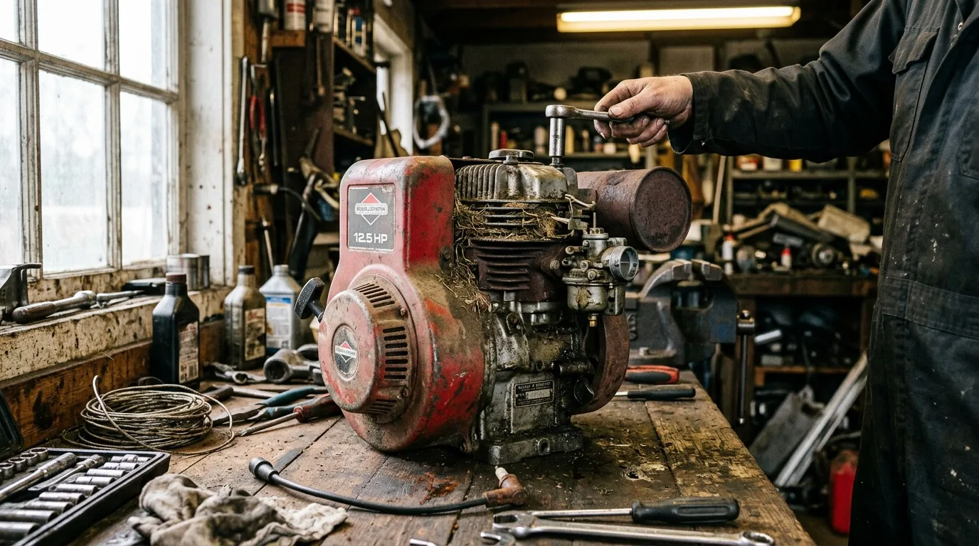 Moteur Briggs et Stratton 12.5 hp d'occasion