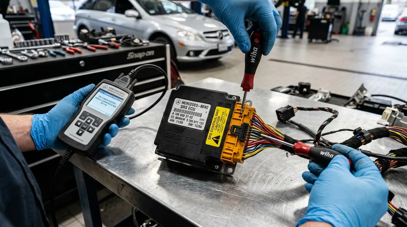 Système SRS Mercedes : fonctionnement et réparation
